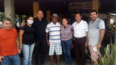 De casa em casa, Beta Coutinho visita amigos dentro e fora de Nina Rodrigues…