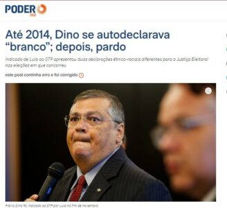 Alô, Polícia Federal: olha aqui outro branco eleito na pele de preto…
