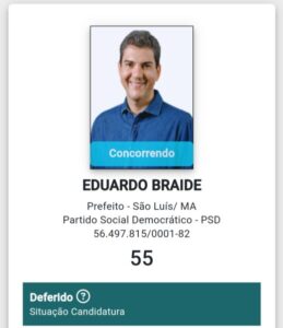 Braide também tem candidatura deferida em São Luís