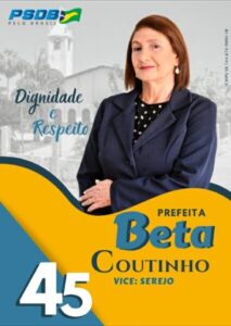Eleições 2020: Em nota, Beta Coutinho do PSDB, candidata a prefeita de Nina Rodrigues afirma que seguirá firme na campanha até a vitória que será do povo…