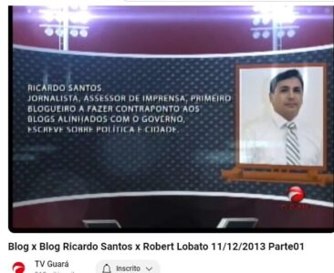 Veja o vídeo: Ainda em 2013, aliado de Flávio Dino e apoiador da “alternância” e “mudança”…