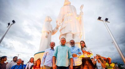 Brandão inaugura revitalização do monumento de São José de Ribamar e anuncia nova obra para o Santuário