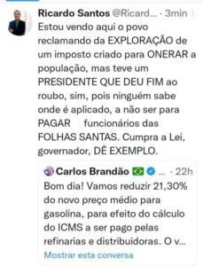 Rebeldia? Brandão se nega a cumprir decreto do Executivo Federal e sente na pele a indignação do povo por suas “miguelagens”…