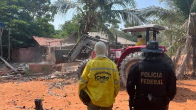 PF destrói propriedade utilizada para armazenamento de drogas em Carolina