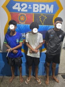 Ação rápida da PM frustra sequestro e prende trio armado no Coroadinho