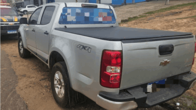 Veículo roubado em Santa Maria do Pará é recuperado na BR-316 em Santa Inês
