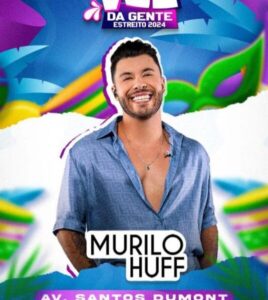 Prefeito Léo Cunha anuncia Araketu e Murilo Huff para o Carnaval de Estreito 2024