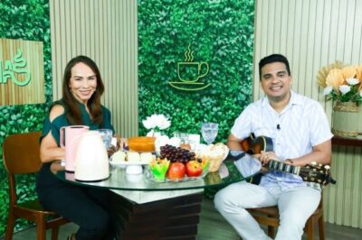 Cantor Emanuel Jesus fala sobre o show “Festa para São João” no ‘Café com Notícias’