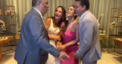 Casamento de Flávio Dino teve área reservada para Moraes e ministros do STF