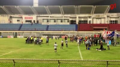 Árbitra agredida durante partida de futebol faz exame de corpo de delito no Maranhão