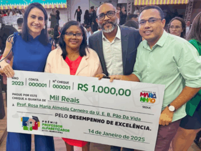 Professora de Paço do Lumiar é destaque em premiação estadual