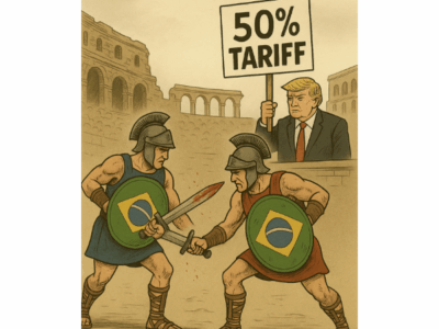 O patriotismo em liquidação: brasileiros se quebram defendendo tarifa dos EUA