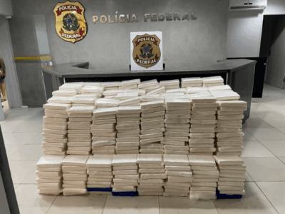 PF apreende uma tonelada de cocaína em operação em São José de Ribamar