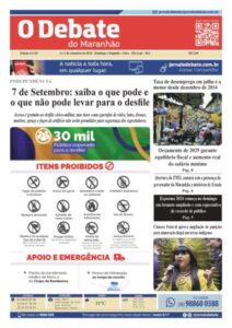 Jornal O Debate do dia 01 e 02/09/2024