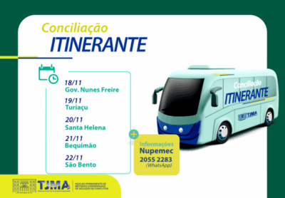 Santa Helena recebe o projeto Conciliação Itinerante do TJMA dia 20 de novembro