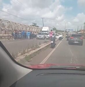 Acidente deixa feridos na Barragem do Bacanga, em São Luís