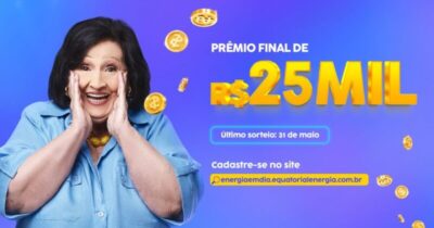 Últimos dias para participar da promoção “Energia em Dia” e concorrer ao superprêmio de R$ 25 mil