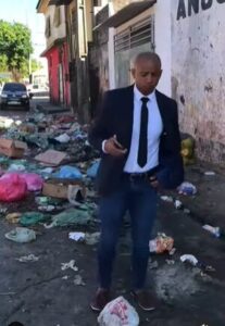 Absurdo: Lixo da feira invadindo ruas do Anjo da Guarda…