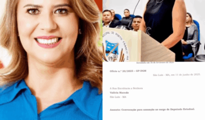 Assembleia convoca Valéria Macedo para assumir o mandato de Deputada Estadual.
