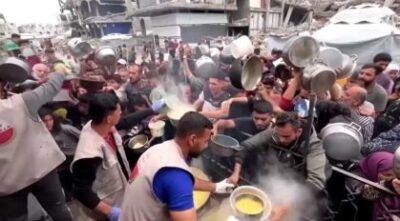 Médicos de Gaza desmaiam de fome enquanto atendem feridos em hospitais