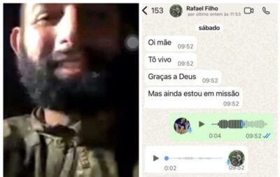 Após quase 3 semanas desaparecido, maranhense envia mensagem da guerra na Ucrânia e confirma que está vivo