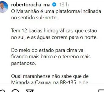 Roberto Rocha: “Só existe obra quando tem projeto”…