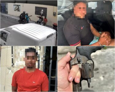 Comando Metropolitano da PM prende dupla que baleou entregador durante assalto em São Luís