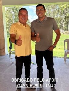 Janiel Sousa visita bases e reafirma compromisso com a cidade.