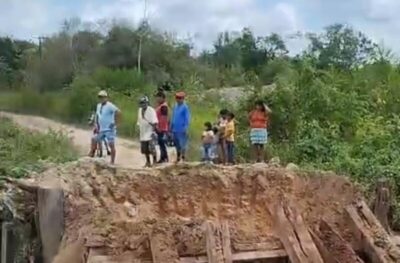 É A GESTÃO DO ABANDONO! Acesso a aldeia dos índio Kaapor em Centro do Guilherme está assim!