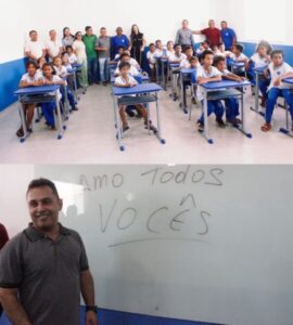 Arquimedes Bacelar mais uma vez mostra o compromisso que sempre teve com a educação de Afonso Cunha