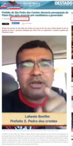 Ex-prefeito do Maranhão detona indicação de Flávio Dino às vésperas de sua sabatina….