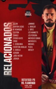 Com time cheio de estrelas, Flamengo encara o Botafogo-PB no Castelão pela Copa do Brasil