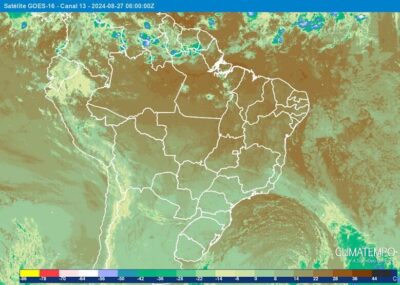 Ar polar ainda influencia o MA, mas também interior do Brasil