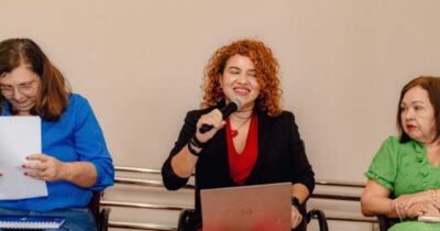Escritora Lindevania Martins apresenta palestra na Biblioteca Pública Benedito Leite