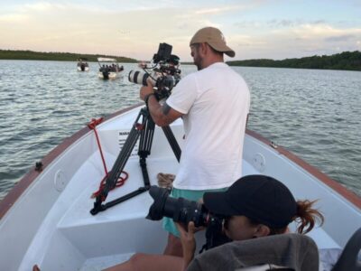 Produção da série “O Brasil Visto de Cima” esteve em Araioses para documentário sobre cultura e belezas naturais