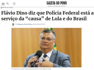 Flávio Dino confirma aquilo que todos já sabiam: que é um político atrasado e fora de contexto…