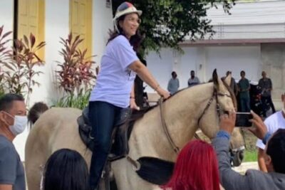 Prefeita posa como “Ana Raio”, mas faz feio com os amantes da vaquejada em Timon