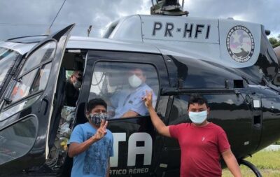 Farra de helicópteros: Dino dá “lockdow” na Justiça que acatou denúncia do MPF sobre gastos com aeronaves e manda helicóptero “fazer passeio” com marido de prefeita do PCdoB…