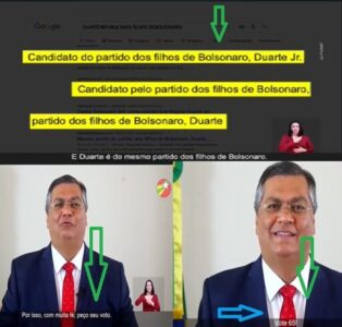 Caiu a máscara do PCdoB: Veja no vídeo, Flávio Dino pedindo votos para o candidato do PCdoB e dizendo que Duarte Jr é candidato de Bolsonaro…