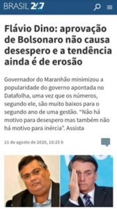 Flávio Dino reconhece derrota?