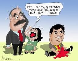 DINISTAS RIDICULARIZAM FLÁVIO DINO COMO BOI DE LAURENTINO QUE VIVE DE FAMA