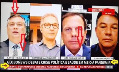 Baixaria na Globo: Gastando dinheiro público para aparecer, Flávio Dino se contradiz ao atacar Bolsonaro e revela que grupo de derrotado nas eleições de 2018, do poste Haddad, tem mais de 30 pedidos de impeachment prontinhos no STF…