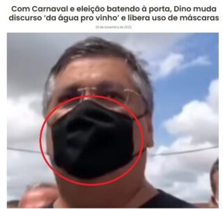 Fim do uso de máscaras seria outra medida eleitoral?