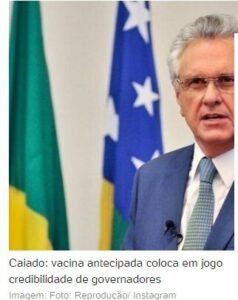 Veja no vídeo: Governador explica “reação politiqueira” de governador maluco que tenta se impor contra o Brasil…