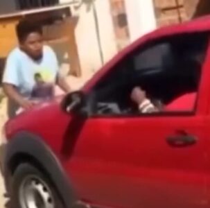 Vídeo mostra mulher sendo atropelada de propósito, na cidade de Icatu