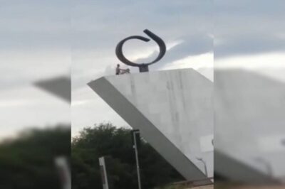 Sexo no alto do poder: casal é flagrado em ato íntimo no topo do Panteão da Pátria em Brasília