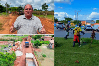 Prefeitura de Vitória do Mearim intensifica ações de limpeza urbana e recuperação de estradas vicinais