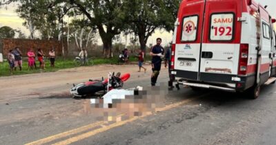 Motociclista morre após sofrer acidente na BR-135 em Santa Rita