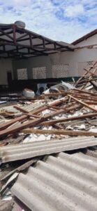 Telhado de prédio do Centro Cultural desaba em Cedral e assusta moradores