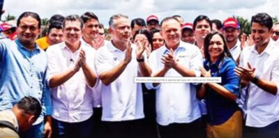 Ato com ministro dos Transportes na BR-222 reuniu quatro pré-candidatos ao Senado